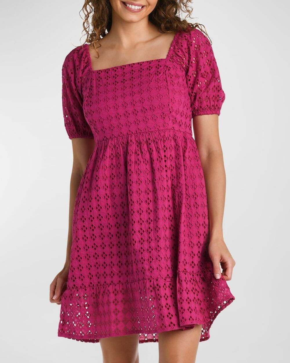 La Blanca Saltwater Sands Dress Swim Cover up Size M Magenta